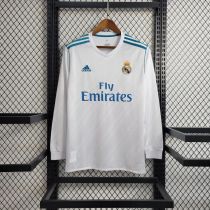 Real Madrid 2017/2018 Home Retro L/S Jersey