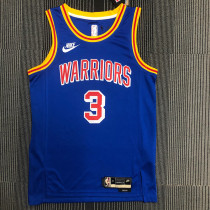 Men's Jordan Poole Blue Team Jersey - 75th Anniversary Classics Edition