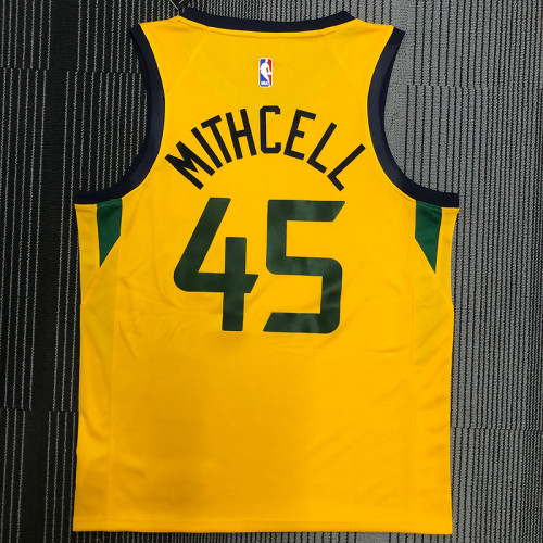 Donovan Mitchell Men's Yellow Swingman Team Jersey - Statement Edition