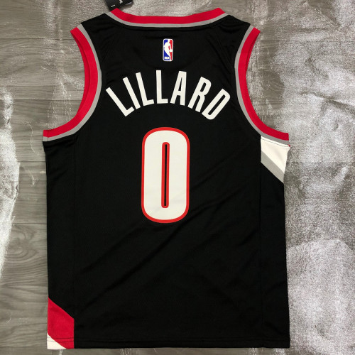 Men's Damian Lillard Black 2020-21 Swingman Player Jersey – Icon Edition