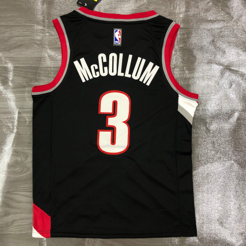 Men's C.J. McCollum Black 2020-21 Swingman Player Jersey – Icon Edition