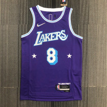 Men's Kobe Bryant Purple Team Jersey - 75th Anniversary City Edition