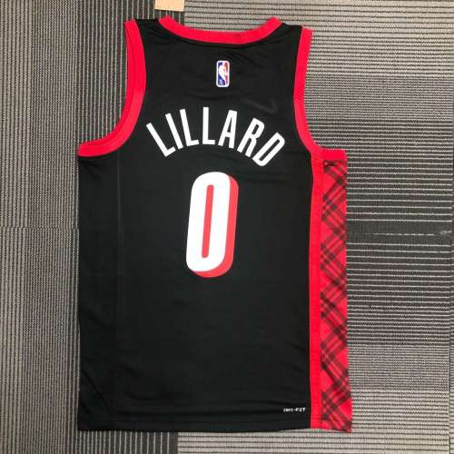 Men's Damian Lillard Black Team Jersey - City Edition