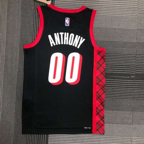 Men's Carmelo Anthony Black Team Jersey - City Edition