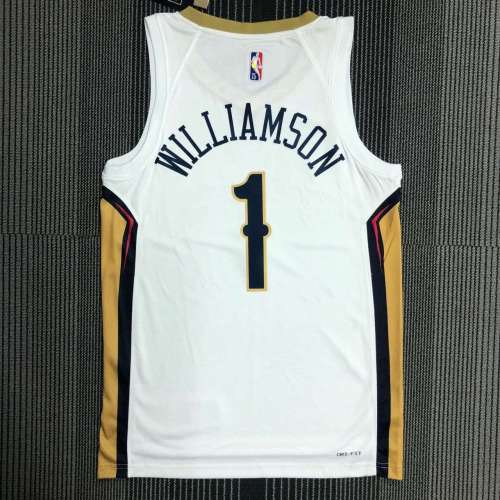 Men's Zion Williamson White Team Jersey - 75th Anniversary Edition