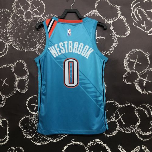 Men's Russell Westbrook Blue Team Jersey - City Edition