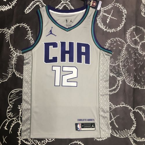 Men's Kelly Oubre Jr. Gray Team Jersey