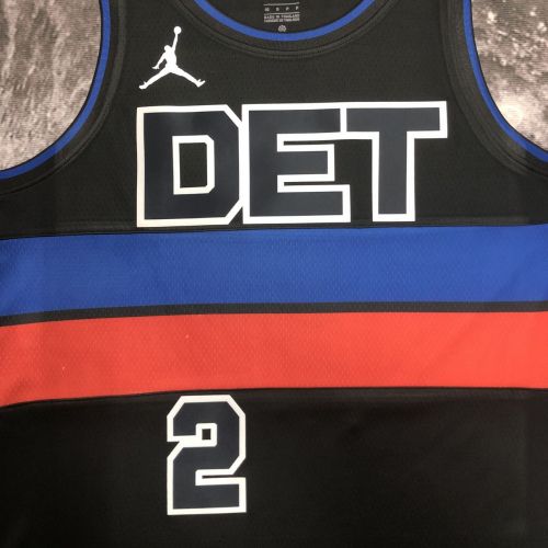Men's Cade Cunningham Black Team Jersey - Statement Edition