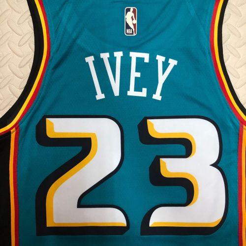 Men's Jaden Ivey Blue Retro Team Jersey