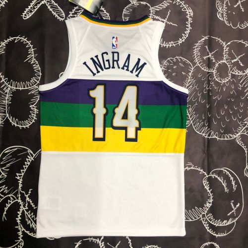 Men's Brandon Ingram White Team Jersey - City Edition