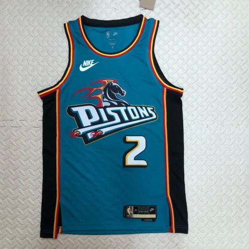 Men's Cade Cunningham Blue Retro Team Jersey