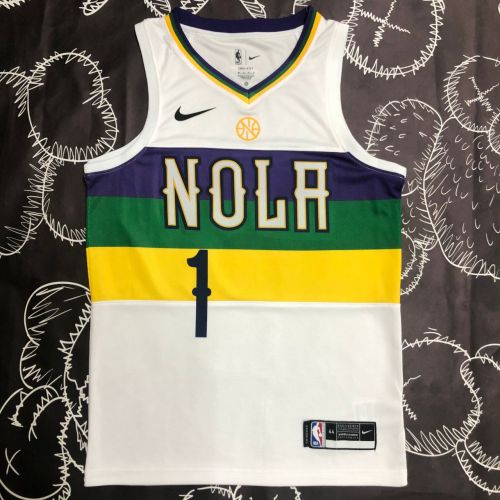 Men's Zion Williamson White Team Jersey - City Edition