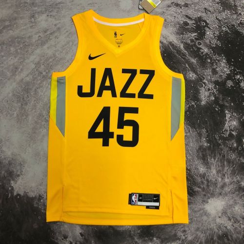 Men's Donovan Mitchell Yellow Away Team Jersey