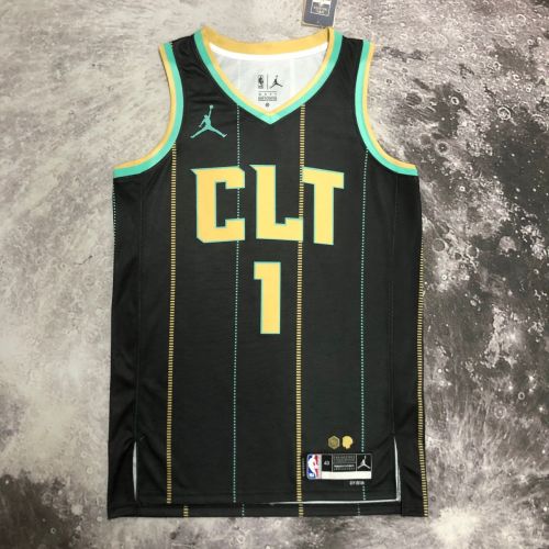 Men's LaMelo Ball Black Team Jersey - City Edition