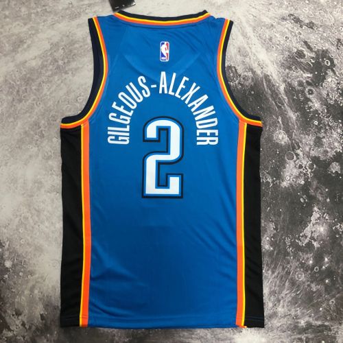 Men's Shai Gilgeous-Alexander Blue Team Jersey