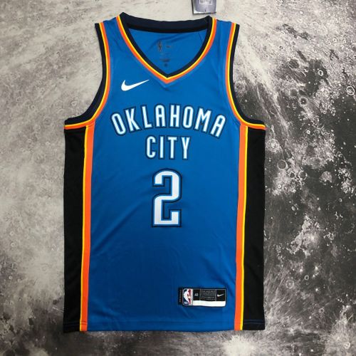 Men's Shai Gilgeous-Alexander Blue Team Jersey
