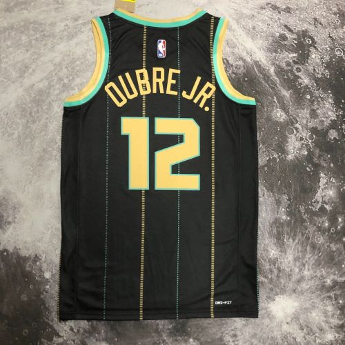 Men's Kelly Oubre Jr. Black Team Jersey - City Edition