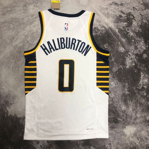 Men's Tyrese Haliburton White Home Team Jersey