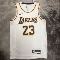 Men's LeBron James White Team Jersey
