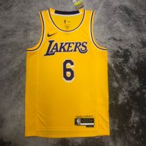 Men's LeBron James Yellow Team Jersey