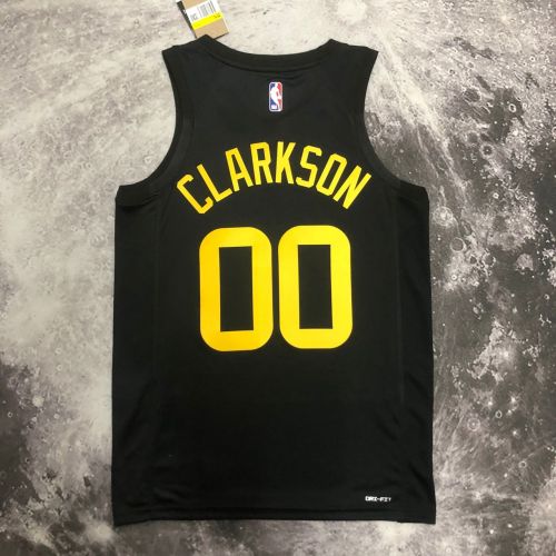 Men's Jordan Clarkson Black Team Jersey - Statement Edition