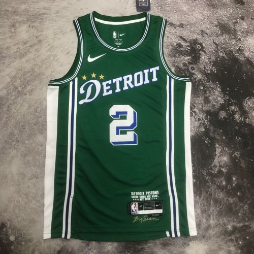 Men's Cade Cunningham Green Team Jersey - City Edition