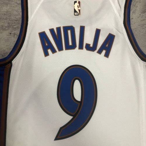 Men's Deni Avdija White Retro Team Jersey