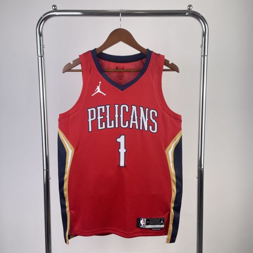 Men's Zion Williamson Red Team Jersey - Statement Edition