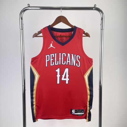 Men's Brandon Ingram Red Team Jersey - Statement Edition