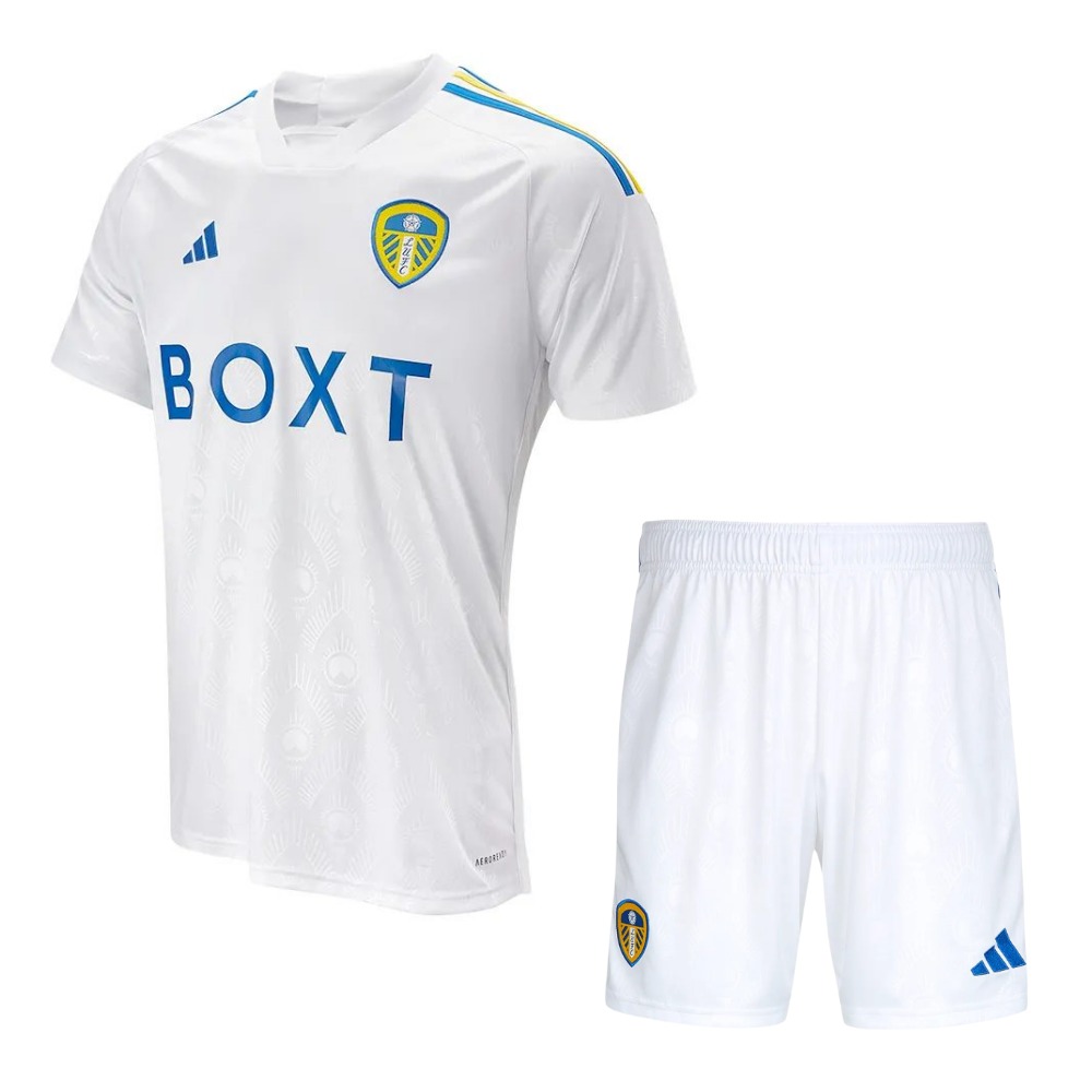 US$ 19.50 - Leeds United 23/24 Home Jersey and Short Kit - www ...