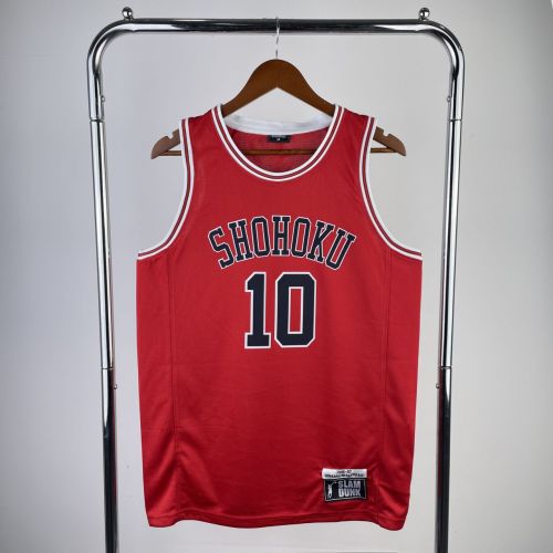 Men's Slam Dunk Hanamichi Sakuragi Red Team Jersey