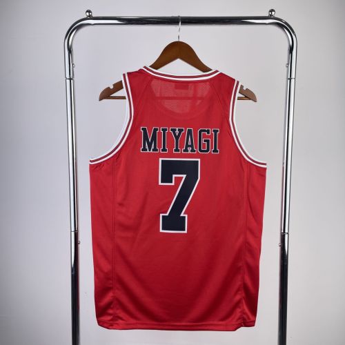 Men's Slam Dunk Ryouta Miyagi Red Team Jersey