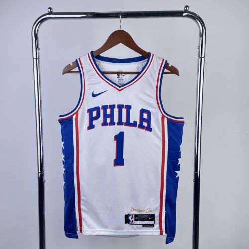 Men's James Harden Home White Team Jersey