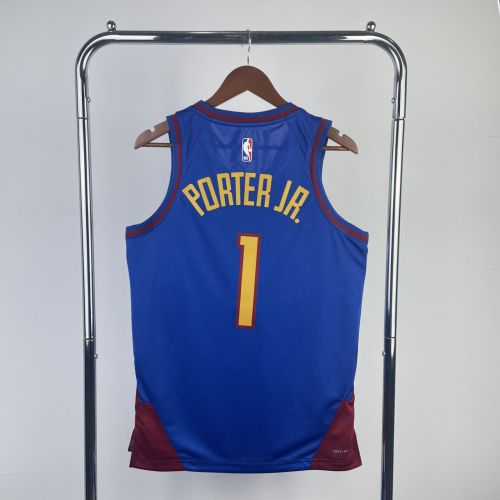 Men's Michael Porter Jr. Blue Team Jersey - Statement Edition