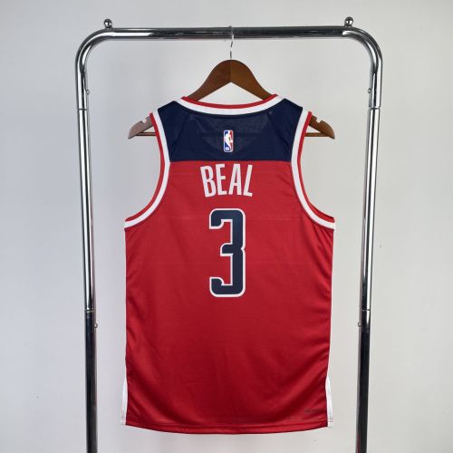 Men's Bradley Beal Red Away Team Jersey
