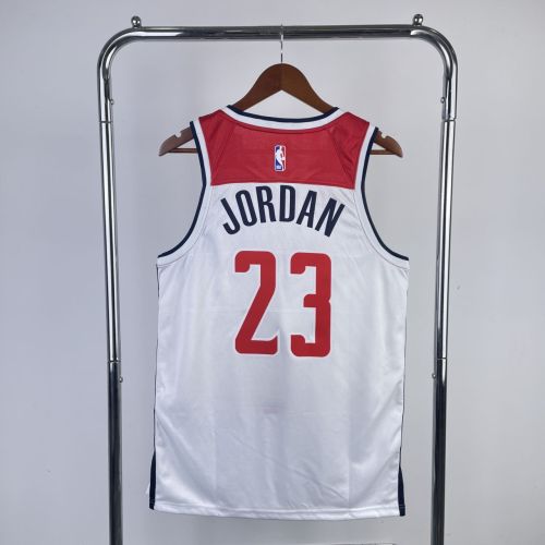 Men's Michael Jordan White Home Team Jersey