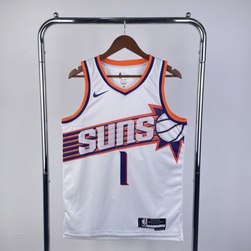 Men's Devin Booker White Home Team Jersey