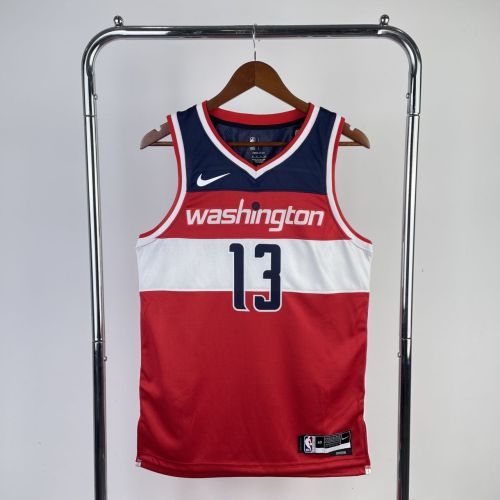 Men's Jordan Poole Red Away Team Jersey