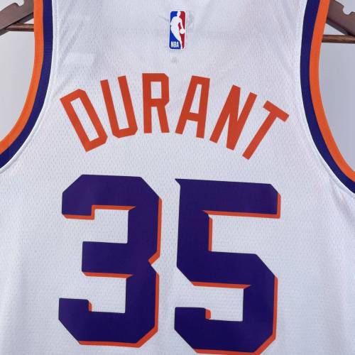 Men's Kevin Durant White Home Team Jersey