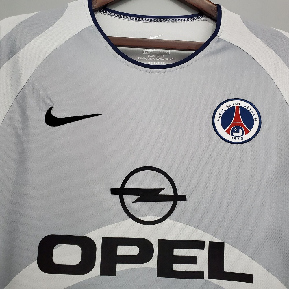 US$ 19.99 - PSG 2001/2002 Away Retro Jersey - m.shootjerseys.vip