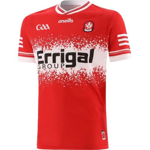 Derry GAA 2024 Men's Home Jersey - 3 Stripe