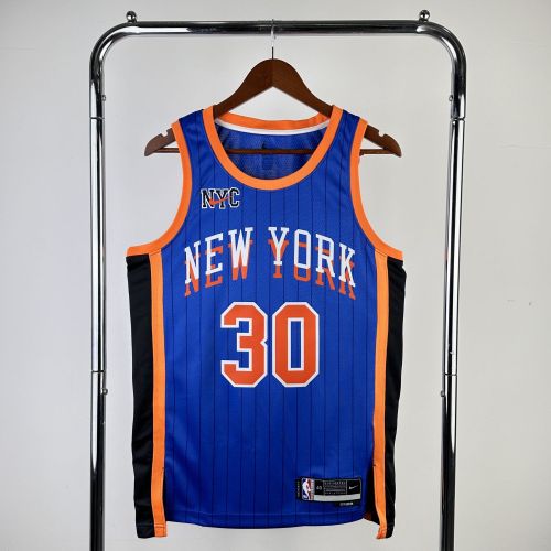 Men's 2024 Julius Randle Blue Team Jersey - City Edition