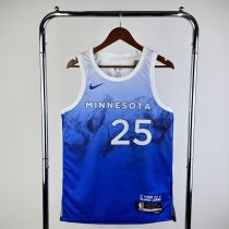 Men's 2024 Derrick Rose Blue Team Jersey - City Edition