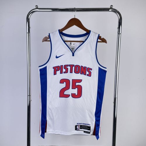 Men's 2023 Derrick Rose White Team Jersey