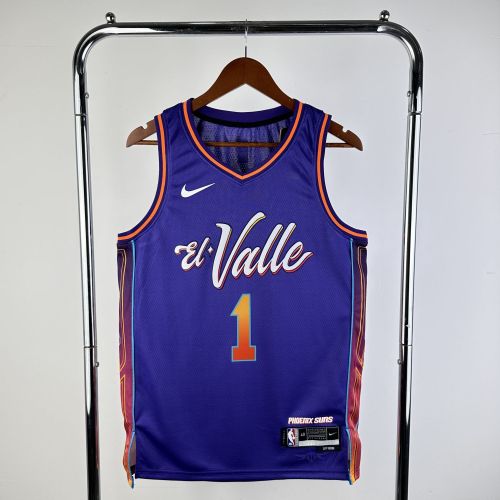Men's 2024 Devin Booker Blue Team Jersey - City Edition