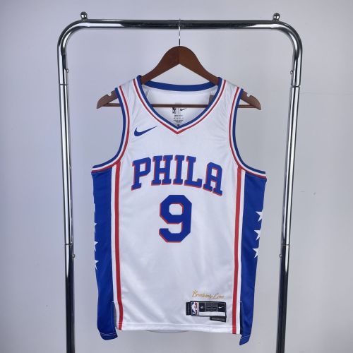 Men's 2023 Kelly Oubre Jr. Home White Team Jersey