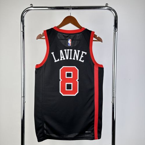 Men's 2024 Zach LaVine Black Team Jersey - City Edition
