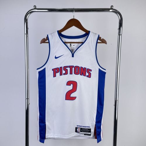 Men's 2023 Cade Cunningham White Team Jersey