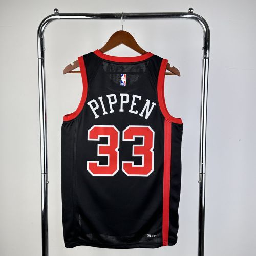 Men's 2024 Scottie Pippen Black Team Jersey - City Edition