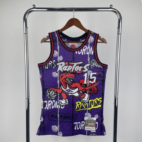 Men's M&N 1998/99 Vince Carter Purple Retro Jersey
